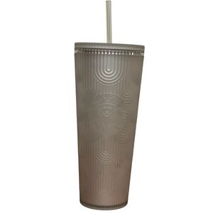 Starbucks 2022 Gray 24oz Mermaid Scales Venti Tumbler